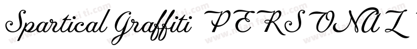 Spartical Graffiti PERSONAL USE Re字体转换